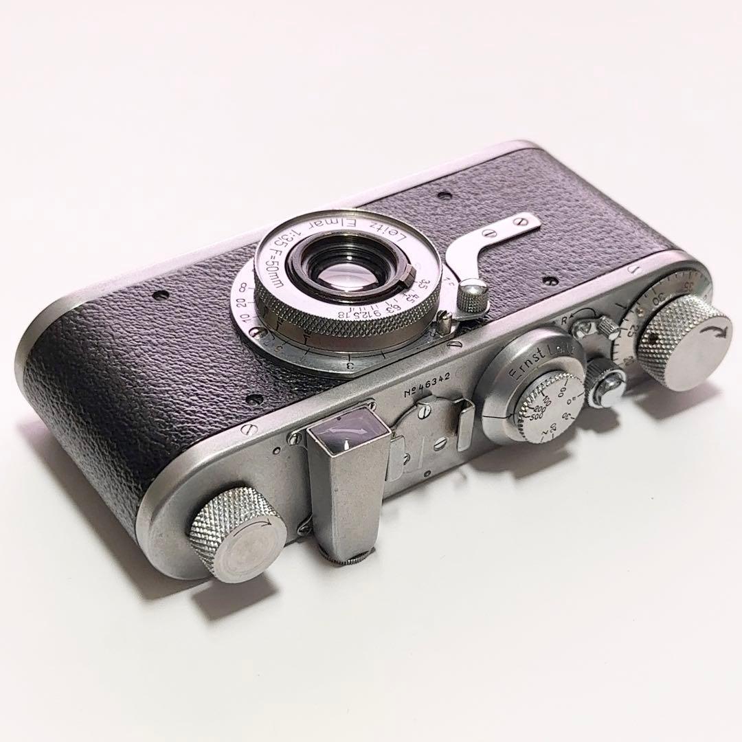 【希少】ライカ A型 シルバークローム《エルマー50m/F3.5付き》Leica
