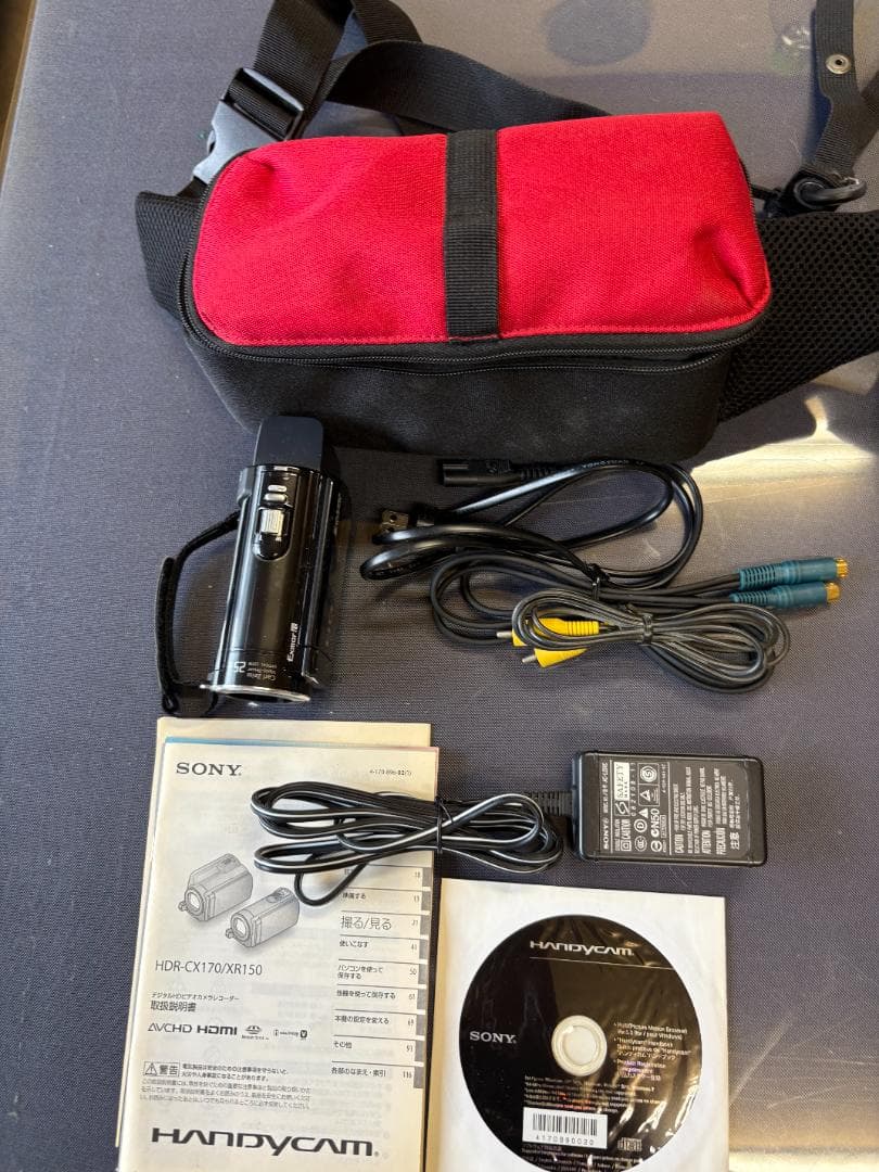 SONY HDR-CX170/XR150 本体と付属品