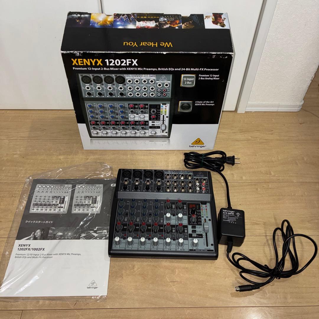 ほぼ新品　Behringer XENYX 1202FX アナログミキサー