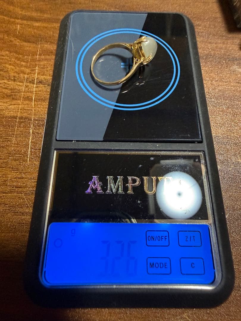 K14WG石不明総重量3.26g