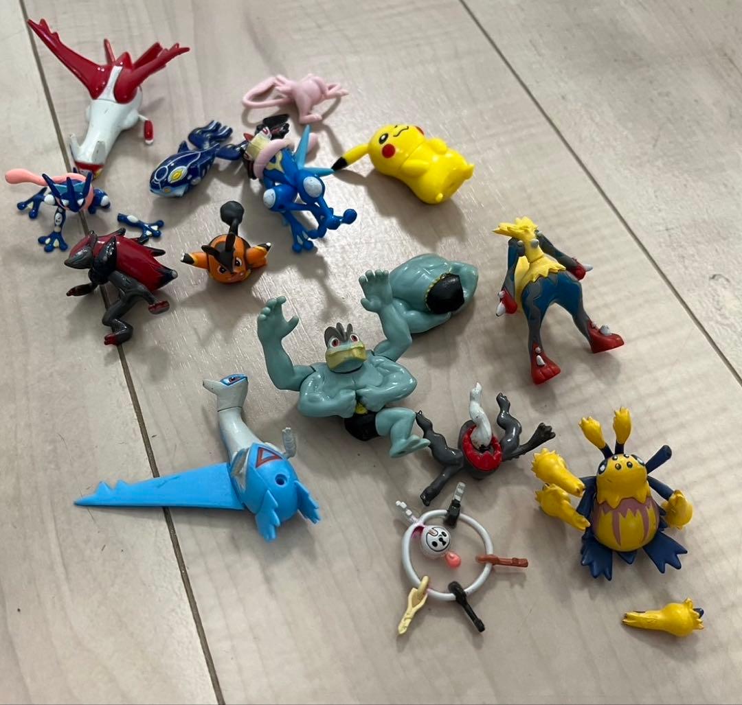 ポケモン　モンコレ スケールワールド　指人形クリア　フィギュア　ジャンク　レア