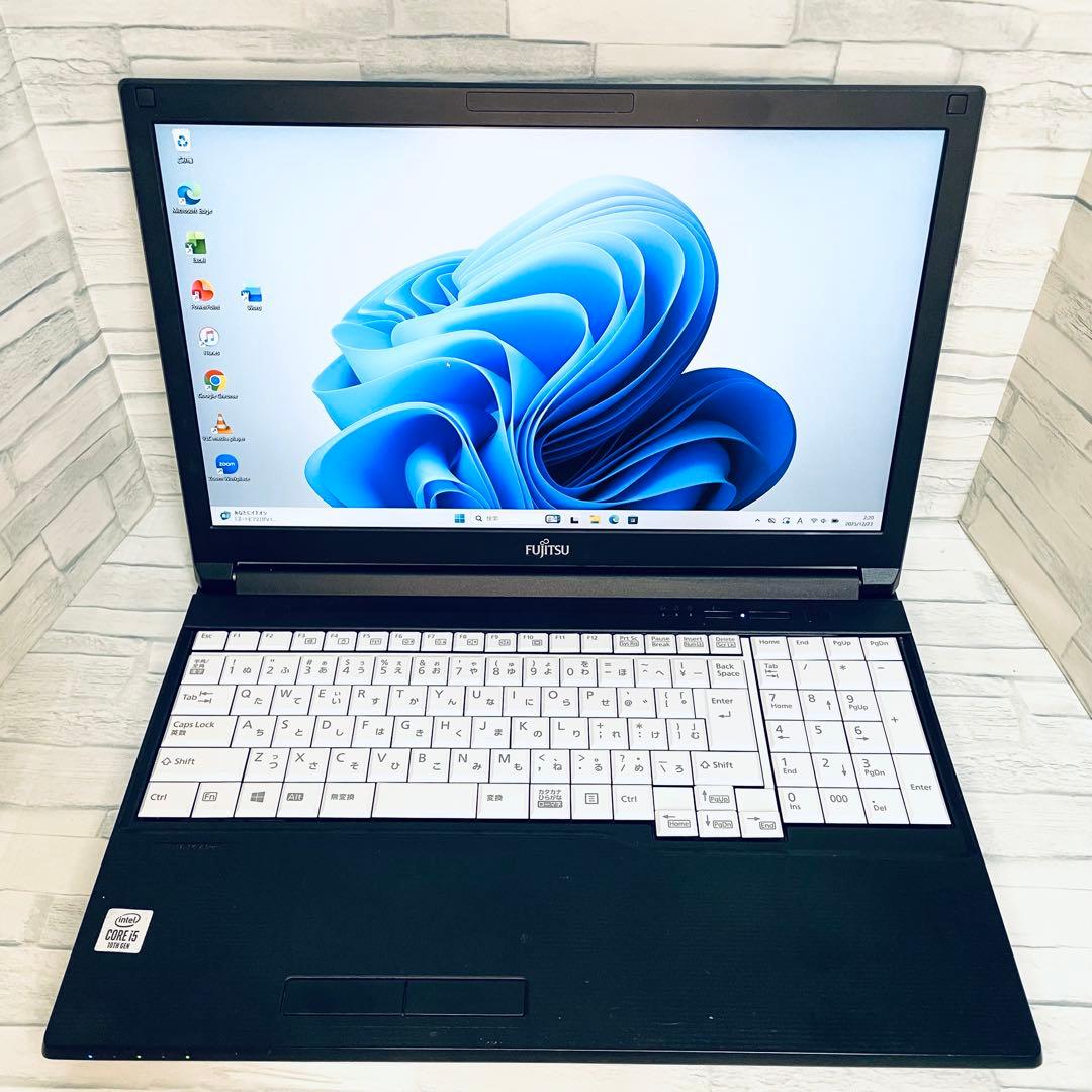 富士通 ノートPC 第10世代 office DVD 大容量500GB 16GB