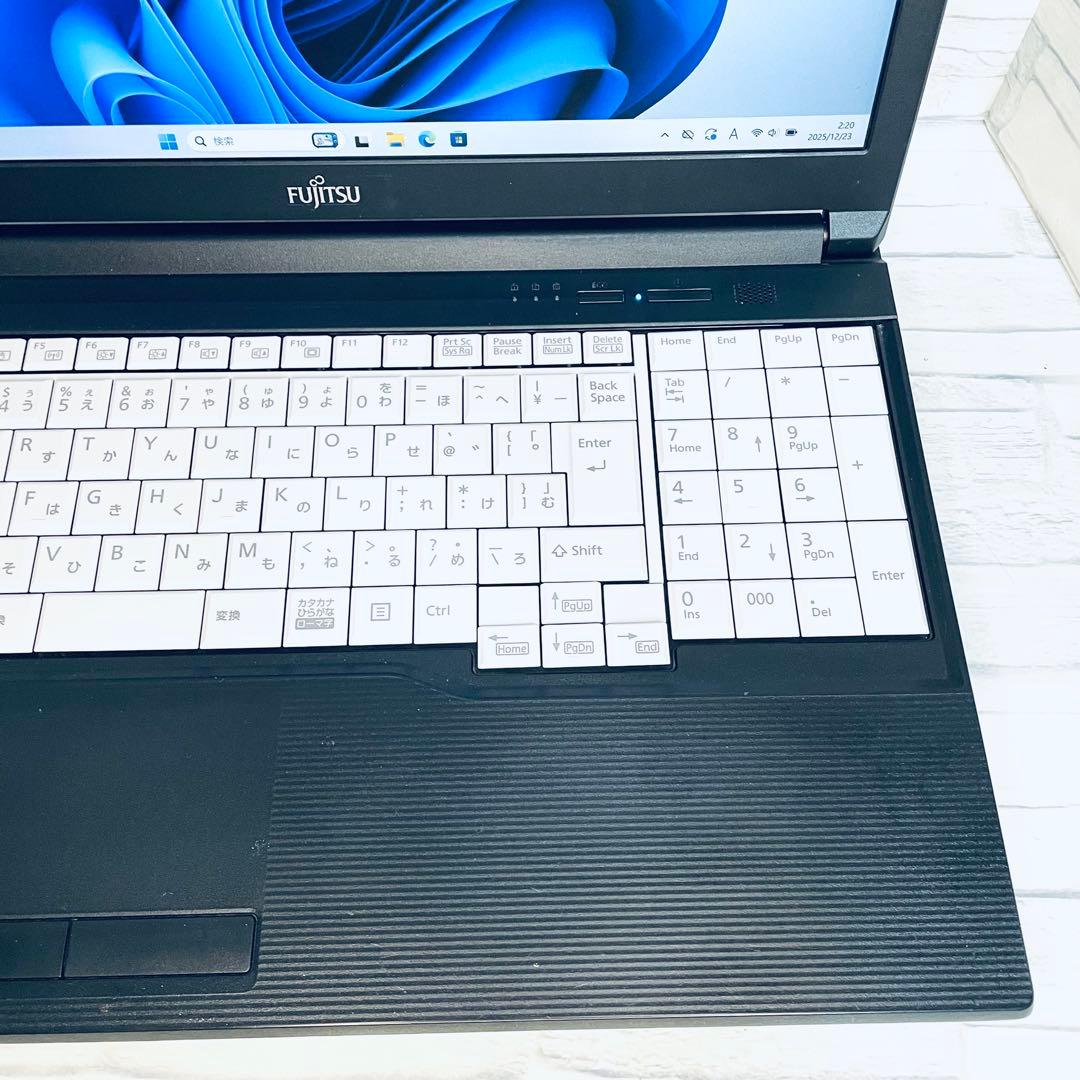 富士通 ノートPC 第10世代 office DVD 大容量500GB 16GB
