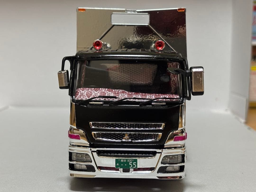 1/32 デコトラプラモデル スーパーグレート 4軸低床 冷凍ウイング 完成品