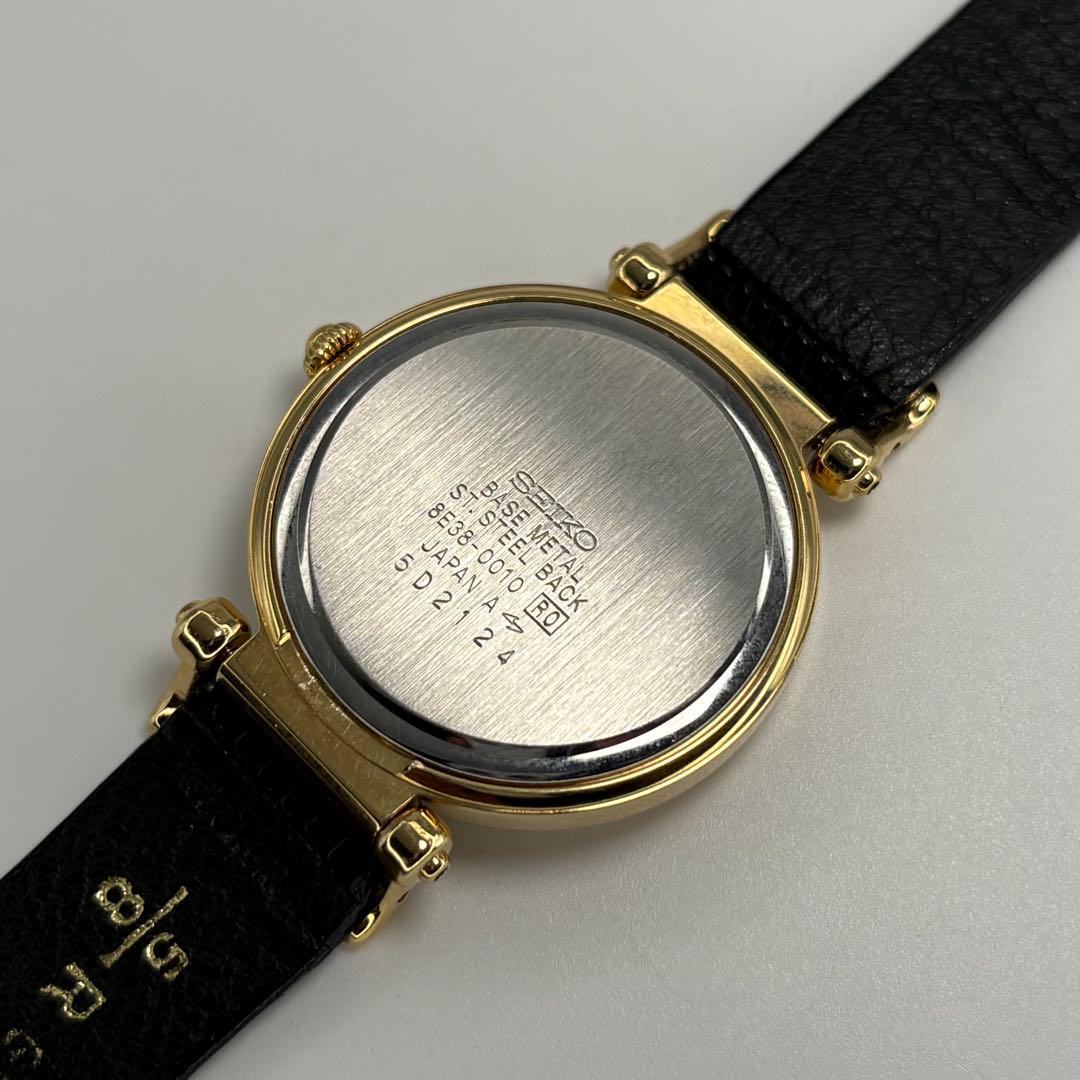 新品同様品 SEIKO セイコー ヌーヴォ 高級クォーツ腕時計 電池交換済