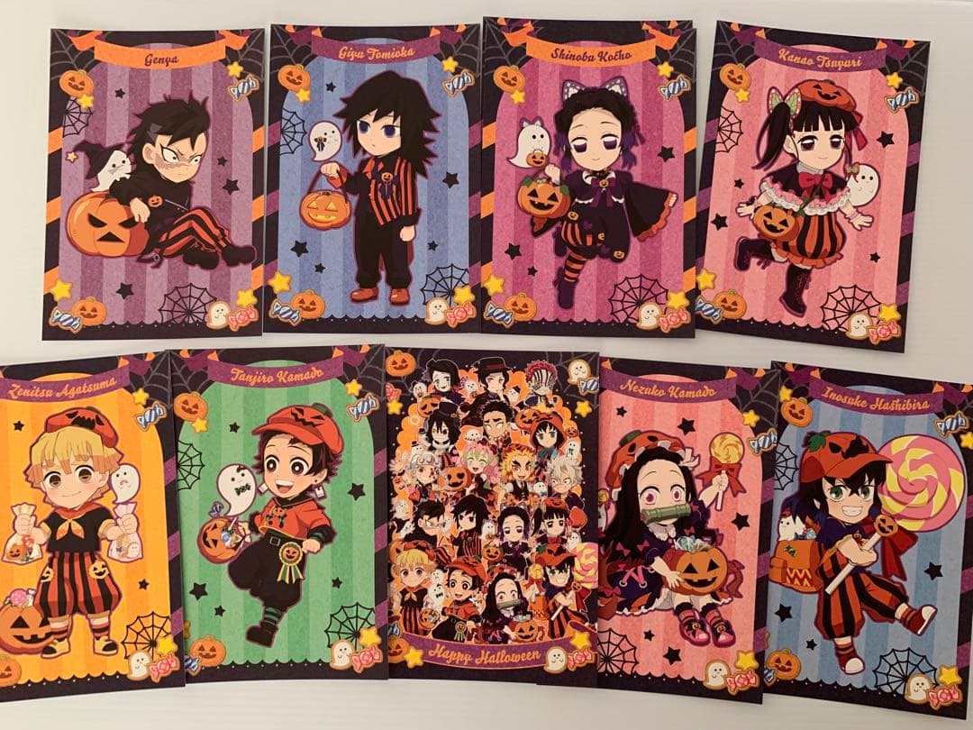 鬼滅の刃 ✨ 2021 ハロウィン ポストカード 19種 フルコンプ 美品