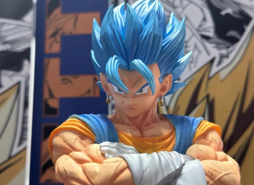 ドラゴンボール ベジット＆ゴジータ ガレージキット 超サイヤ人ブルー