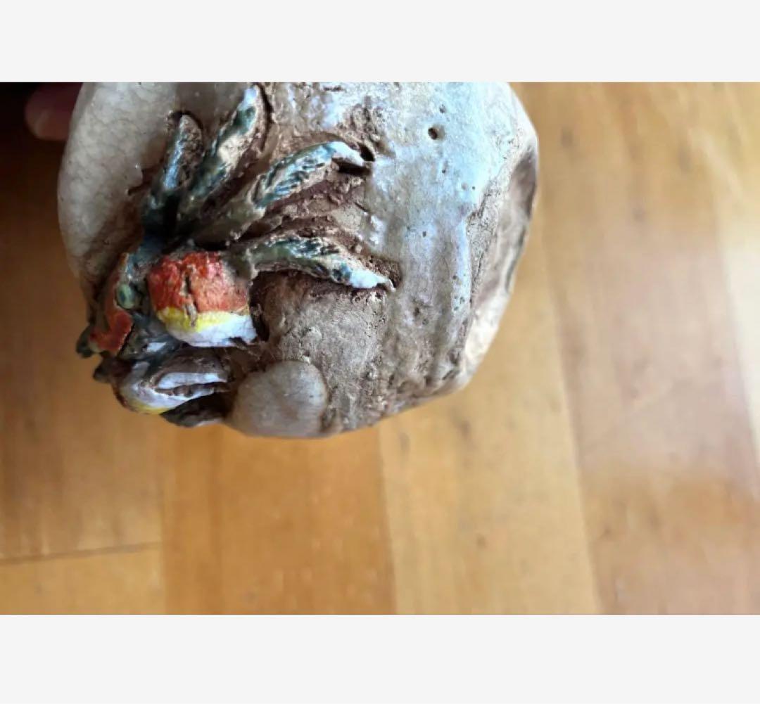 水月焼　猪口　蟹