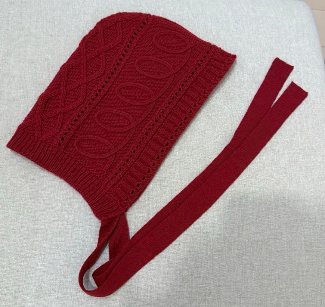 POPPY あさぎーにょ　Christmas　ニット帽　帽子　赤ずきん