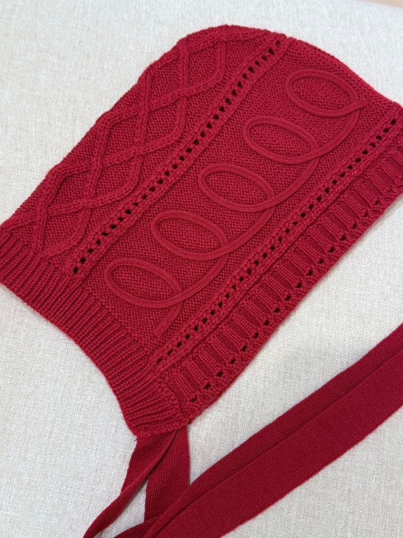 POPPY あさぎーにょ　Christmas　ニット帽　帽子　赤ずきん