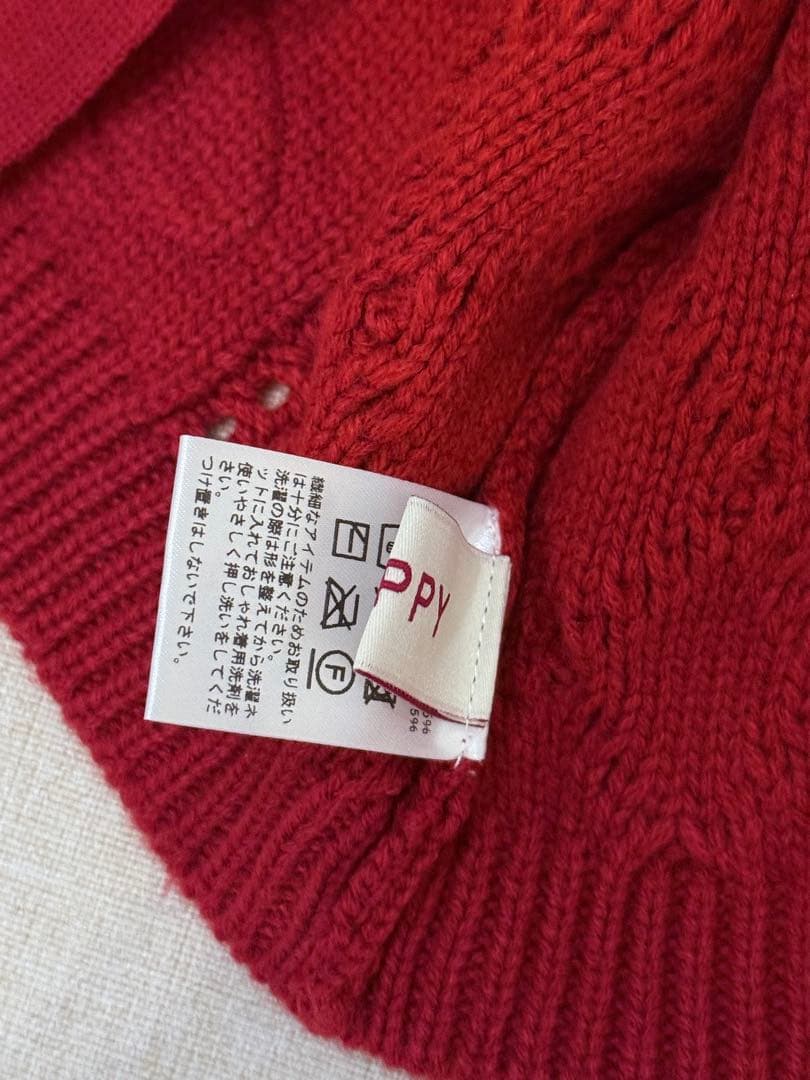 POPPY あさぎーにょ　Christmas　ニット帽　帽子　赤ずきん