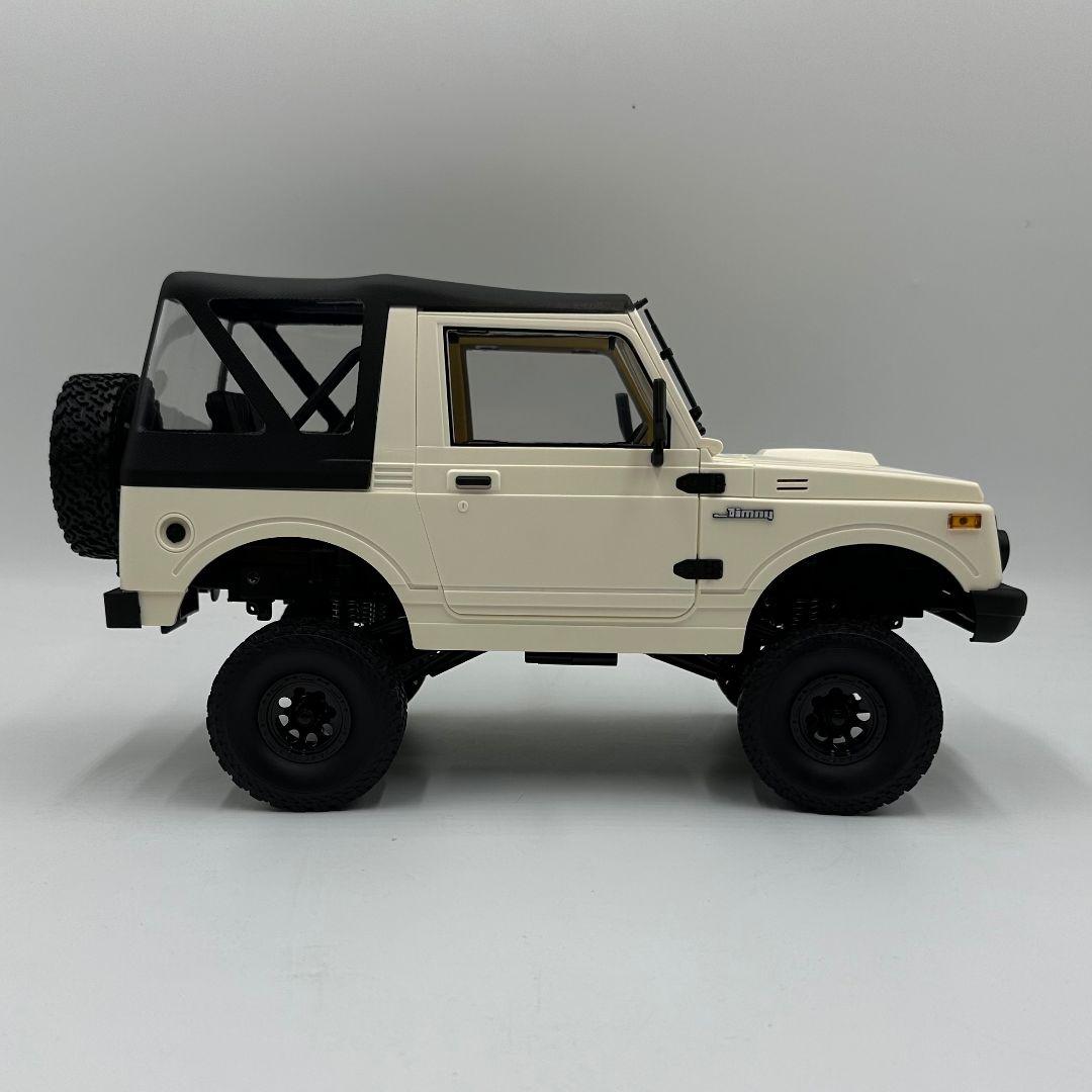 【防水サーボと金属製プロペラシャフト付】WPL C74-1 幌ジムニー ホワイト