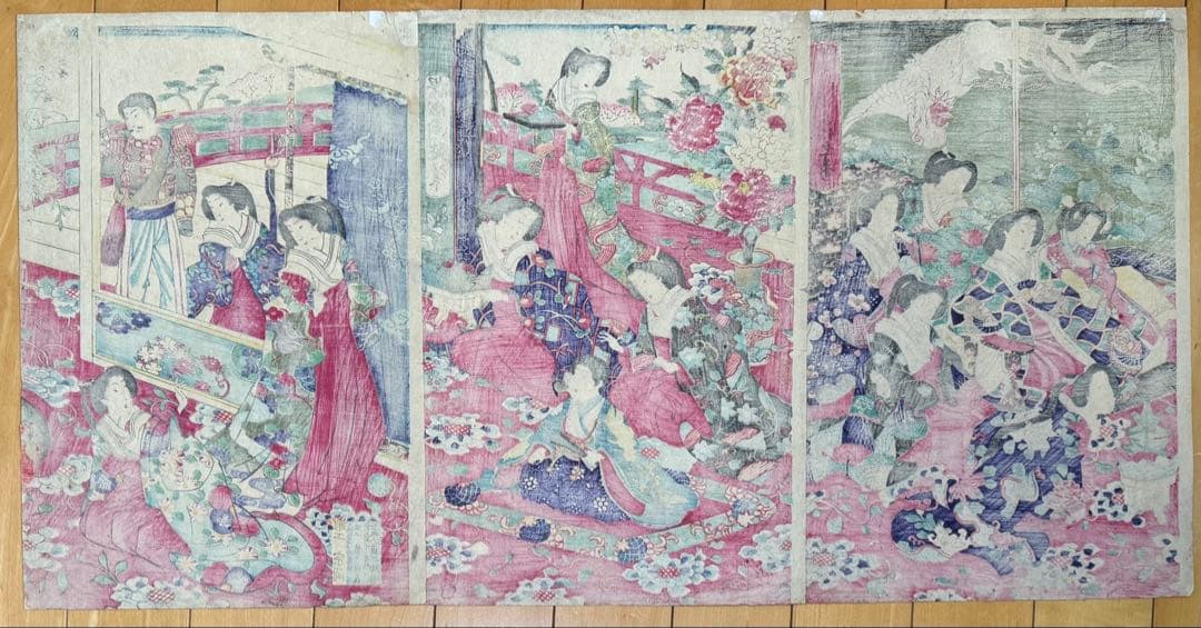 楊洲周延　浮世絵　真作