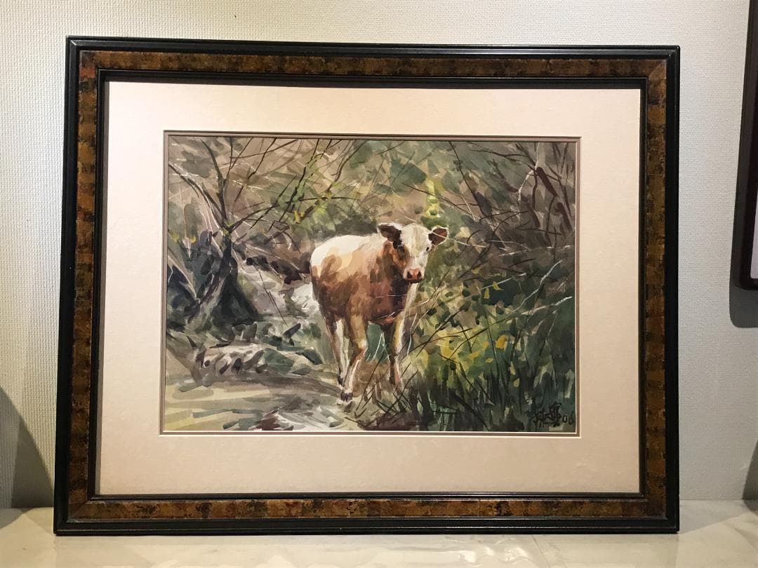 値下げ❗️ 陳芸氏の水彩画　作品　身近に自然を感じてみませんか？