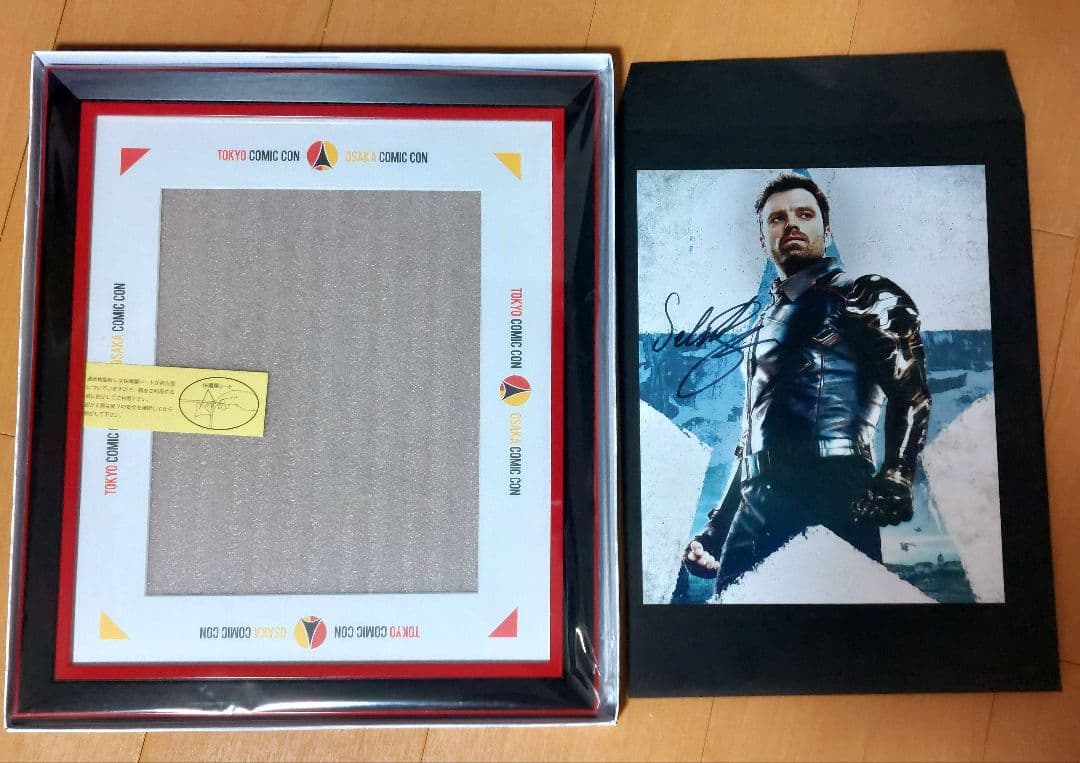 大阪コミコン　セバスチャン・スタン　サイン