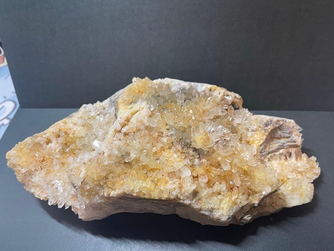 天然水晶クラスター　2.3キロ花咲き水晶クラスター