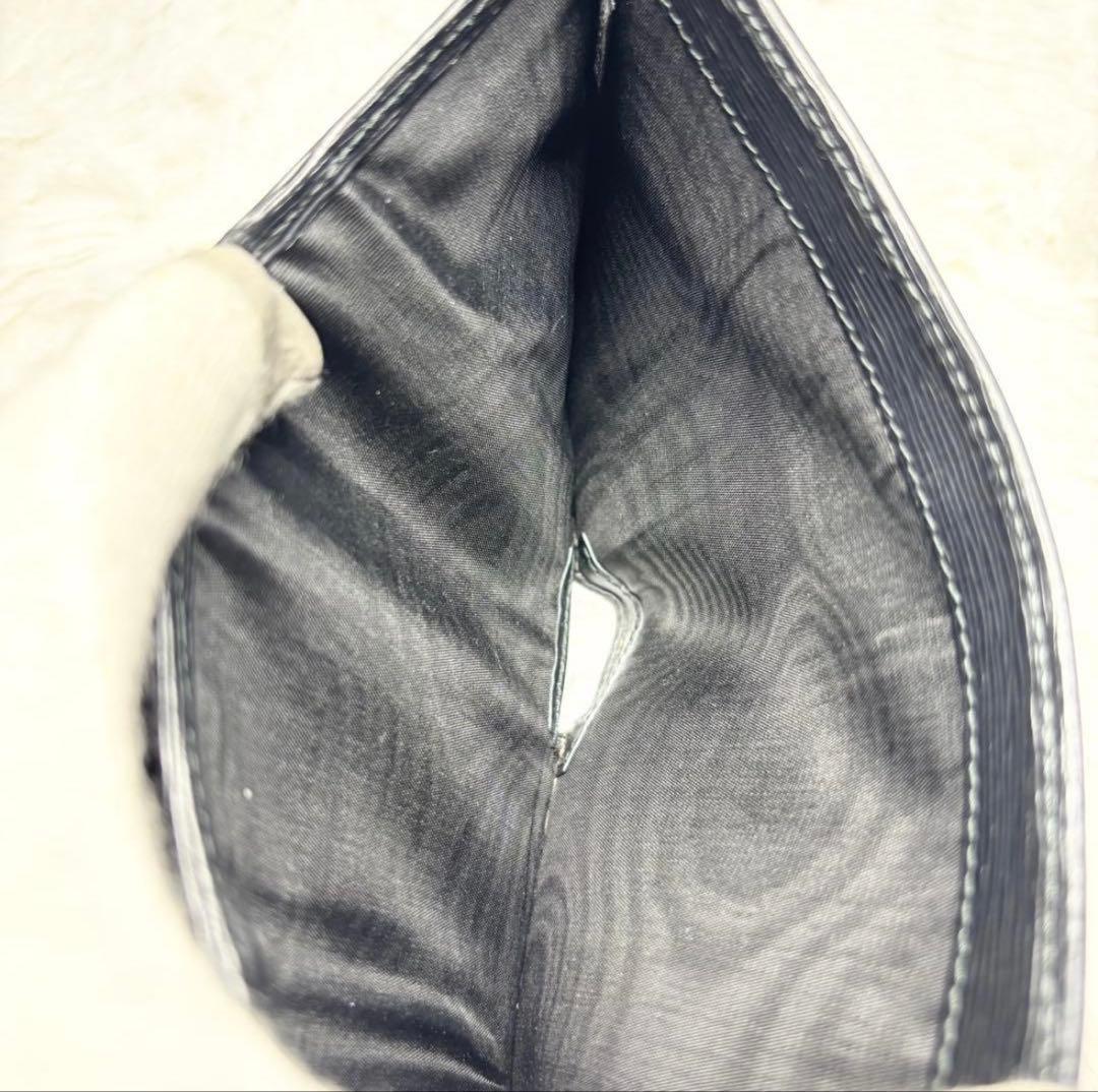 marine♡　三つ折り財布 ヴィッテロムーブ バイカラー 金ロゴ 赤 黒