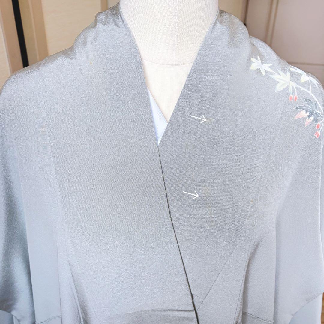 難有　正絹　訪問着　フルセット　裄66 67 L M 卒業式　入学式　袋帯