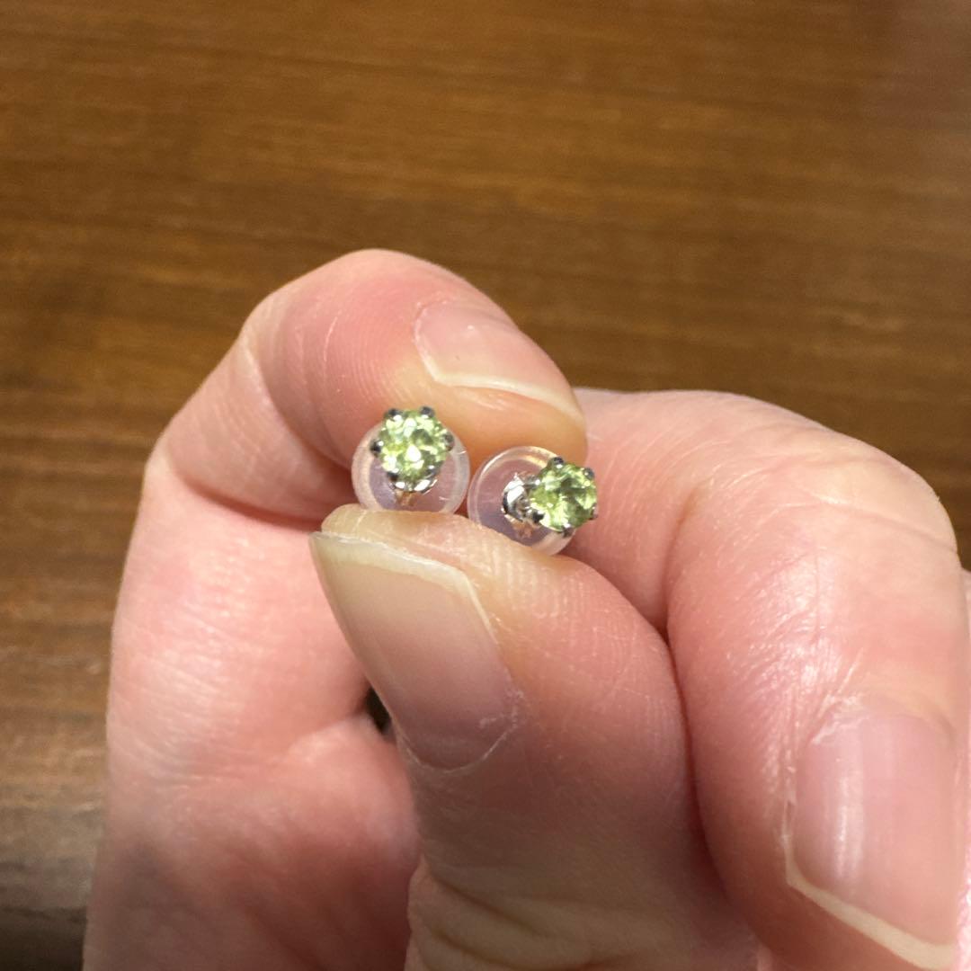 マリガーネット ピアス PT900 3mm