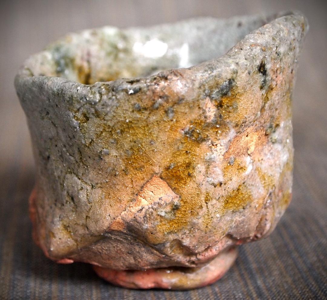 人気作家★水谷渉【師：中川自然坊＆鯉江良二】赤楽ぐい呑み