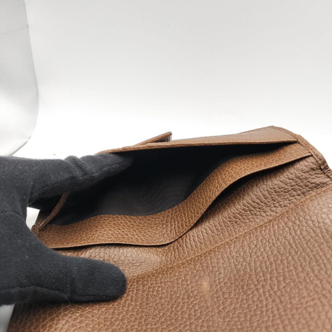 グッチ　長財布　財布　ウォレット　GGキャンバス　ブラウン