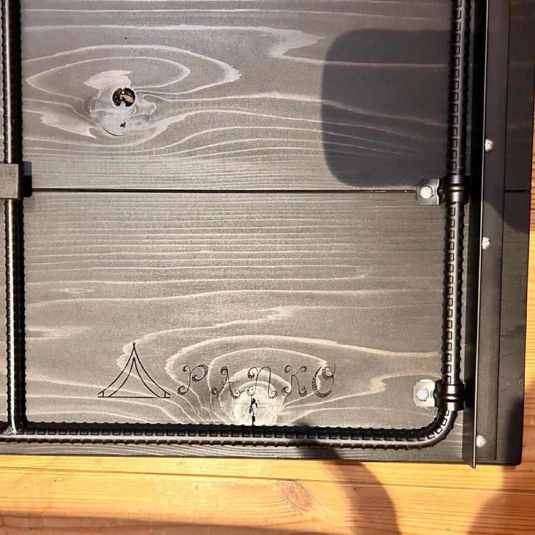 No.565 アイアンローテーブル オルテガテーブル　ネイティブ柄