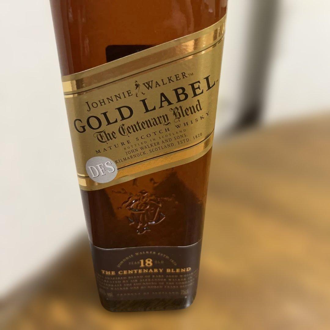 希少　ジョニーウォーカー ゴールドラベル 18年 750ml