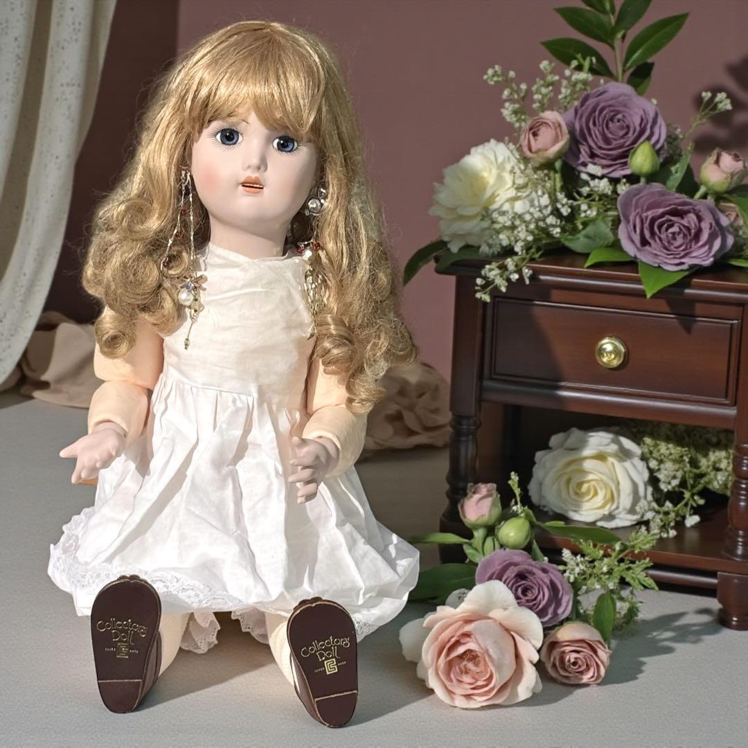 ようこ ビスクドール エデン べべ ホワイト ドレス ボネ 箱 証明書