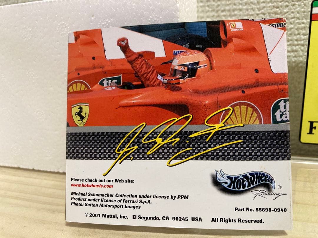 Ferrari F-2001 1:18 •’シューマッハ 通算52回のGP優勝」