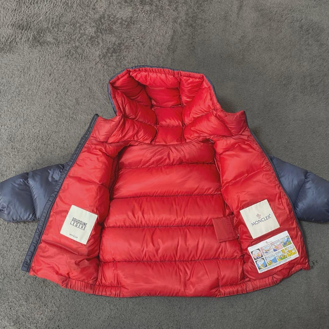 モンクレール キッズ ダウンジャケット 90サイズ　ネイビー