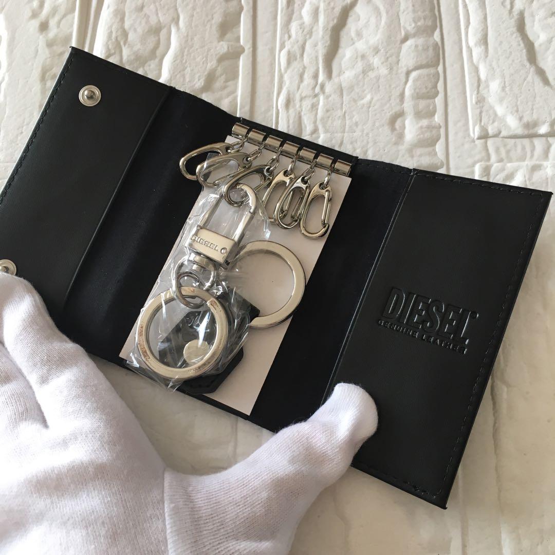 新品★DIESEL ディーゼル 定価18,700円 レザー キーケース