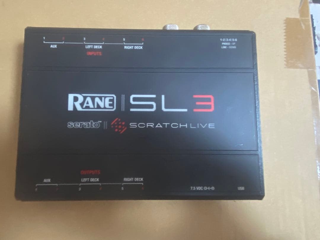 Rane SL3 serato コントロールバイナル新品2枚組付