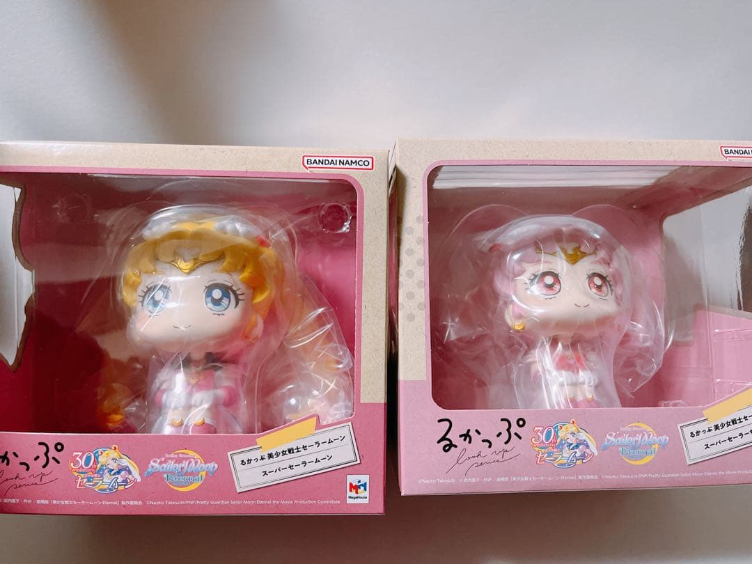 るかっぷ　スーパーセーラームーン & スーパーセーラーちびムーン フィギュア