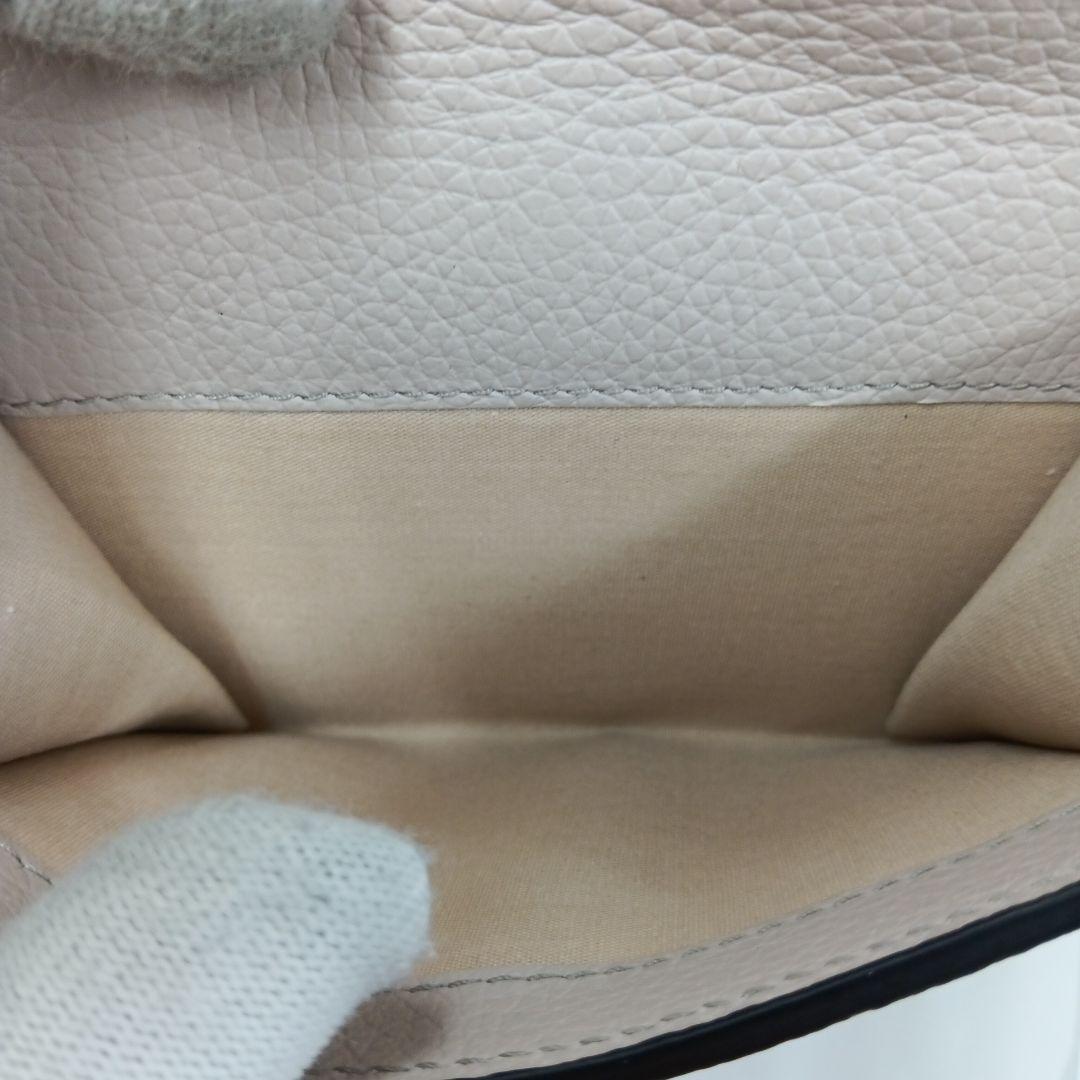 KM012 クロエ 美品 アルファベット 3つ折り財布 箱付き ゴールド金具