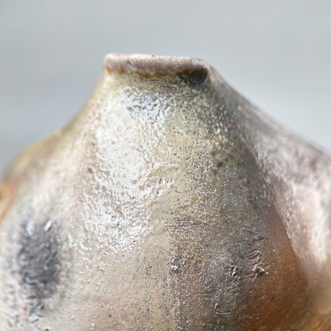 石田安弘 備前焼霊芝宝瓶 般若心经人気作者 急須 共箱 共布 茶注 煎茶 茶道具