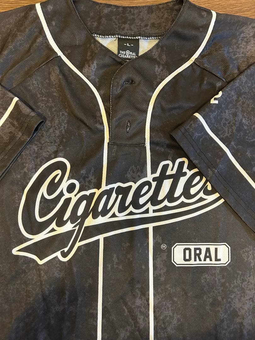 【希少】THE ORAL CIGARETTES ベースボールシャツ Lサイズ