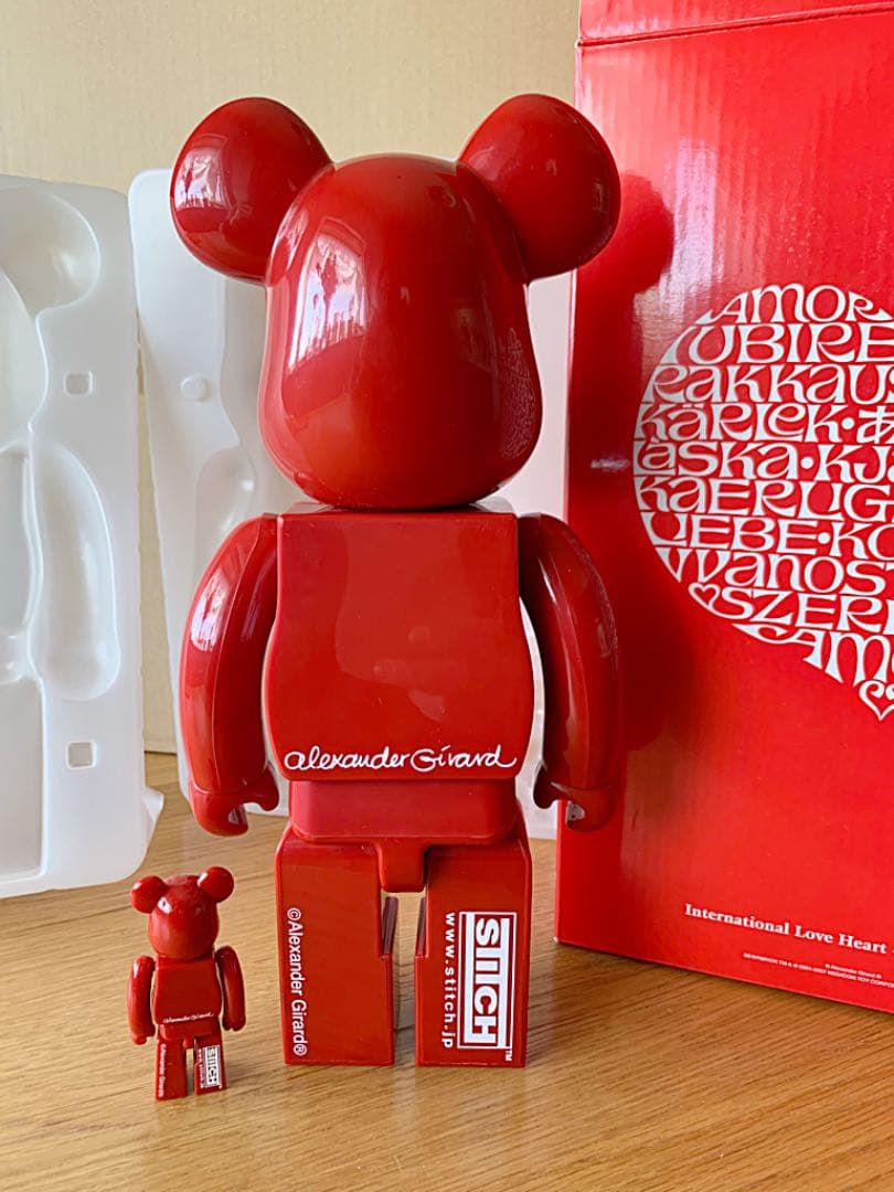 【美品】BE＠RBRICK Alexander Girard 400％100%