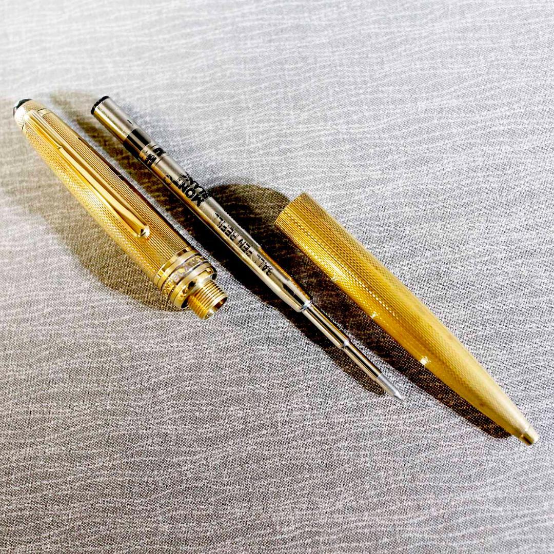 【送料込み】モンブラン ボールペン １６４３ ソリテール バーレイ バーメイル