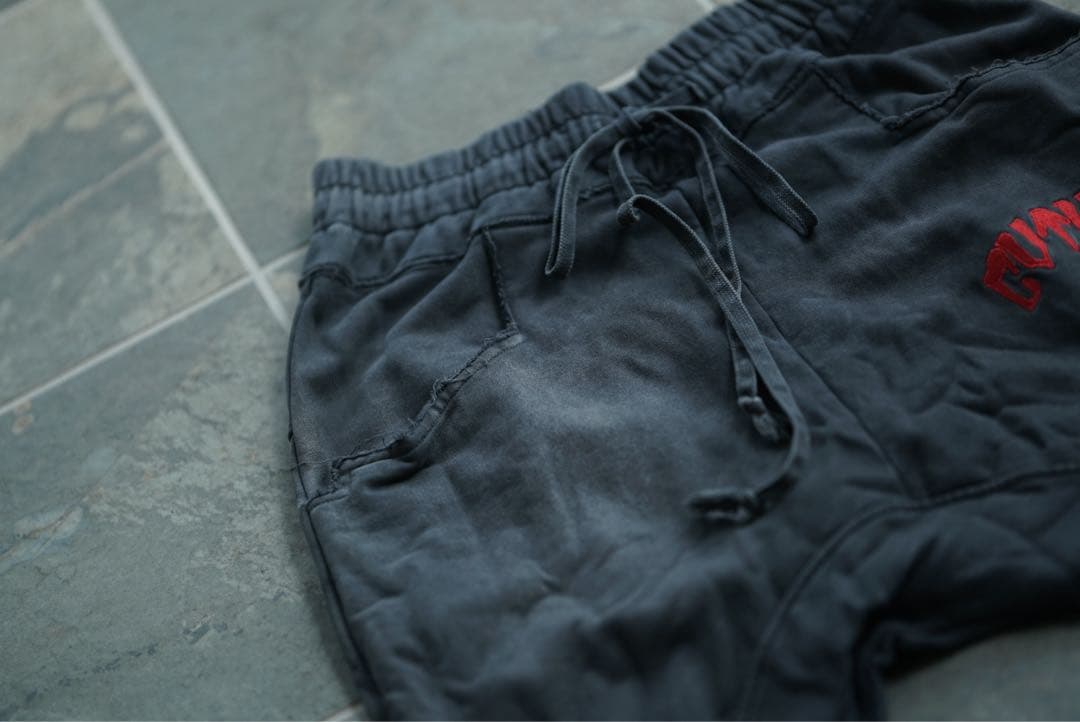 CVTVLIST 加工 サルエル リブ スウェット パンツ カタリスト