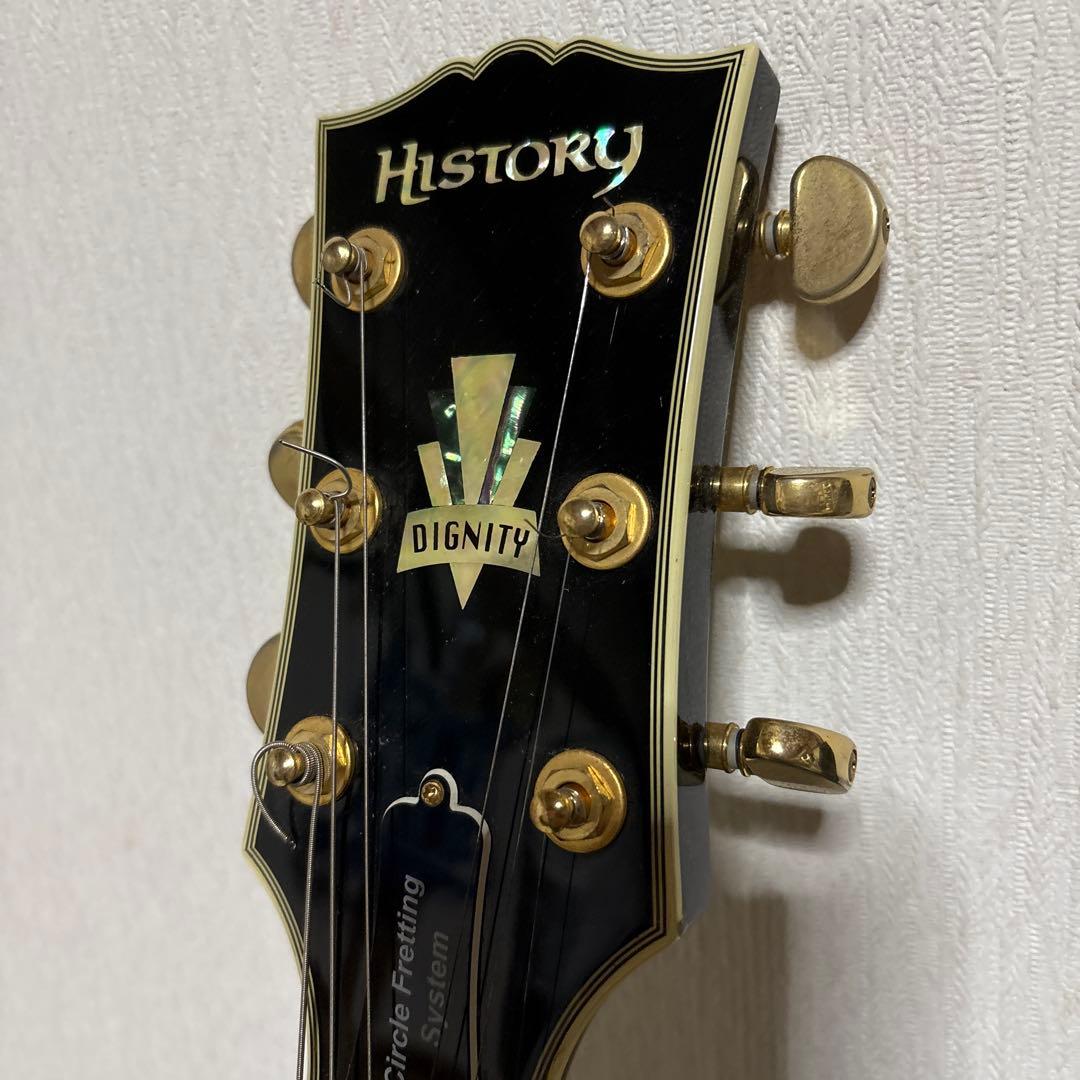 History レスポールタイプ エレキギター　ヒストリー　弦楽器　ソフトケース