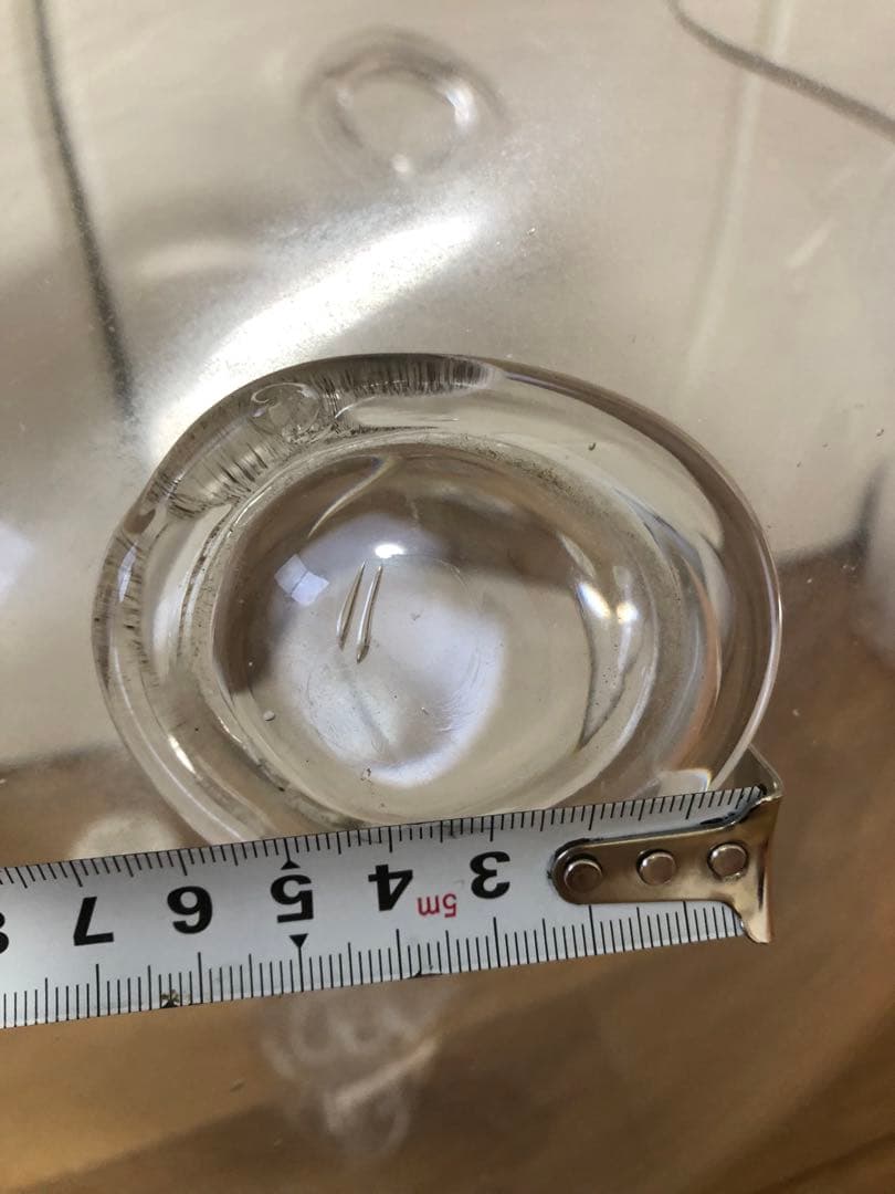 ガラス製 魚の形状 アート 約75cm