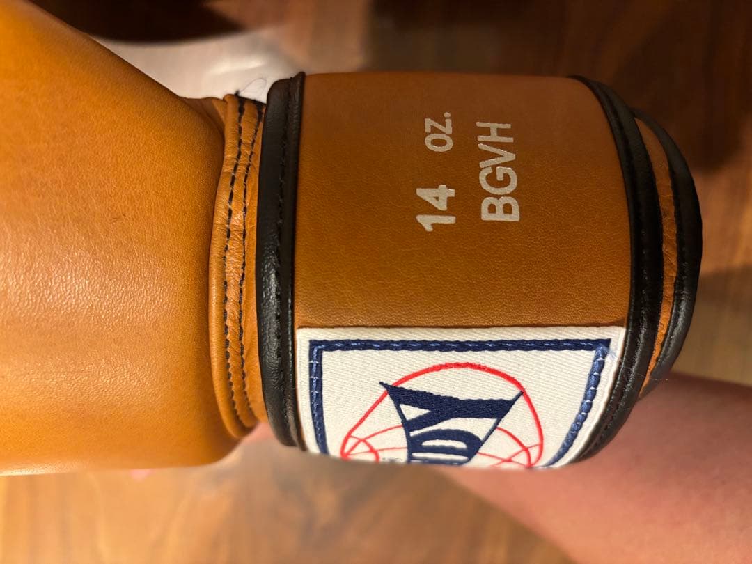 金欠学園長 　WINDY ボクシンググローブ ブラウン