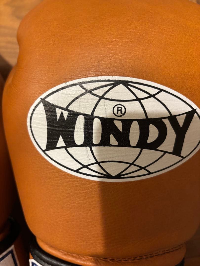 金欠学園長 　WINDY ボクシンググローブ ブラウン