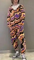 新品【ルグランブルー】スウェット上下セット パーカー サルエルパンツ 2(M-L