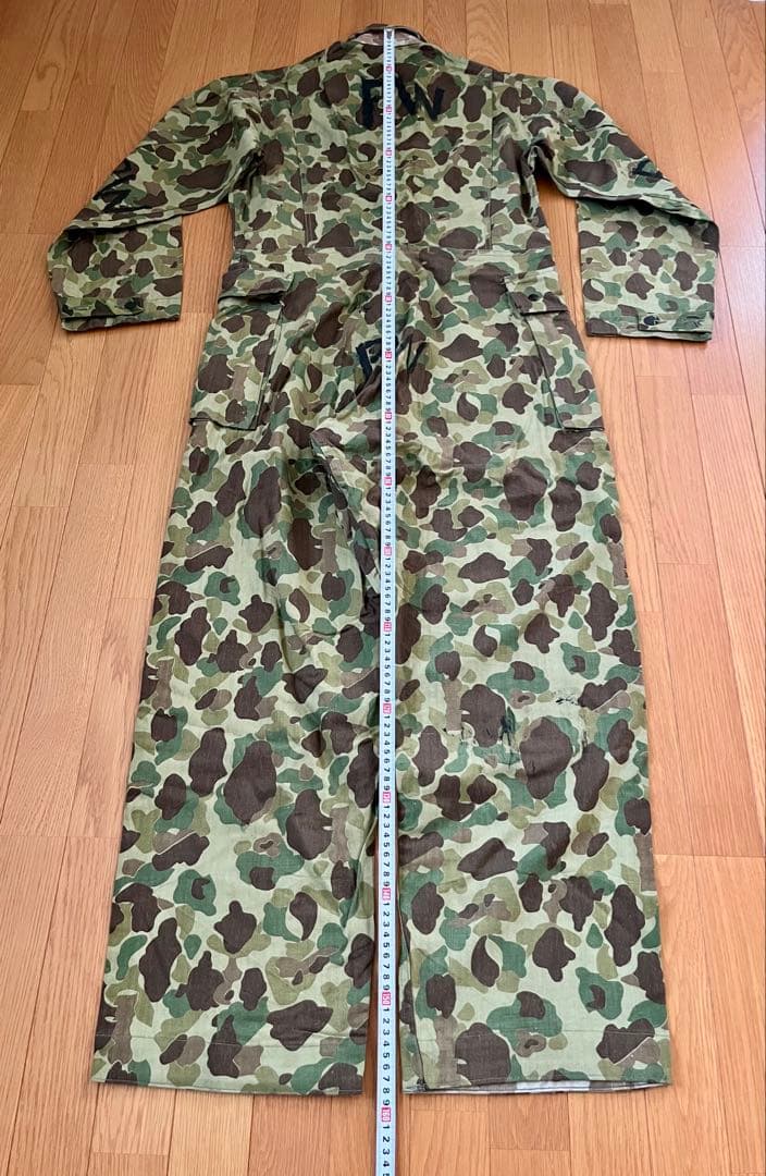 40s U.S.ARMY ダックハンターカモHBT 本物実物デッドストック PW
