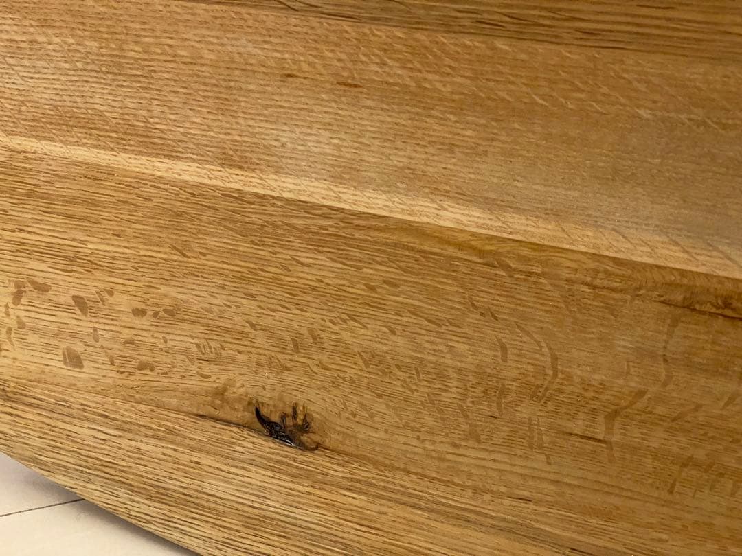 飛騨産業　ダイニングテーブル　森のことば 半円形テーブル