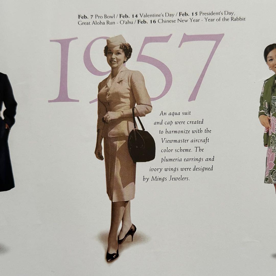 99年旧ロゴHAWAIIAN AIRハワイアン航空オリジナルカレンダーポスター7