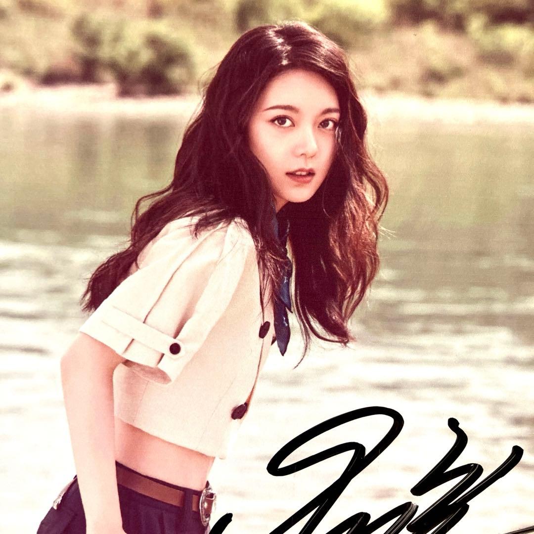 セール中…チャオ・ジンマイ直筆サイン2Lサイズ写真…