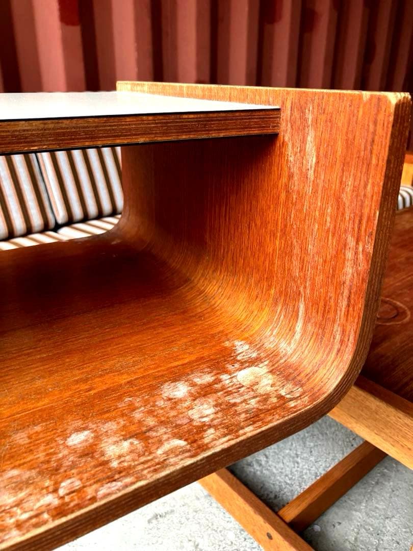 天童木工　サイドテーブル オープンシェルフ付