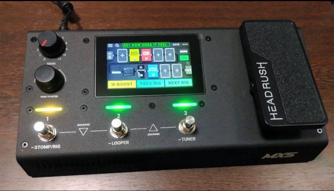 HEADRUSH MX5 ギターマルチエフェクター(未登録美品)